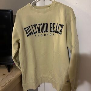yellow crewneck